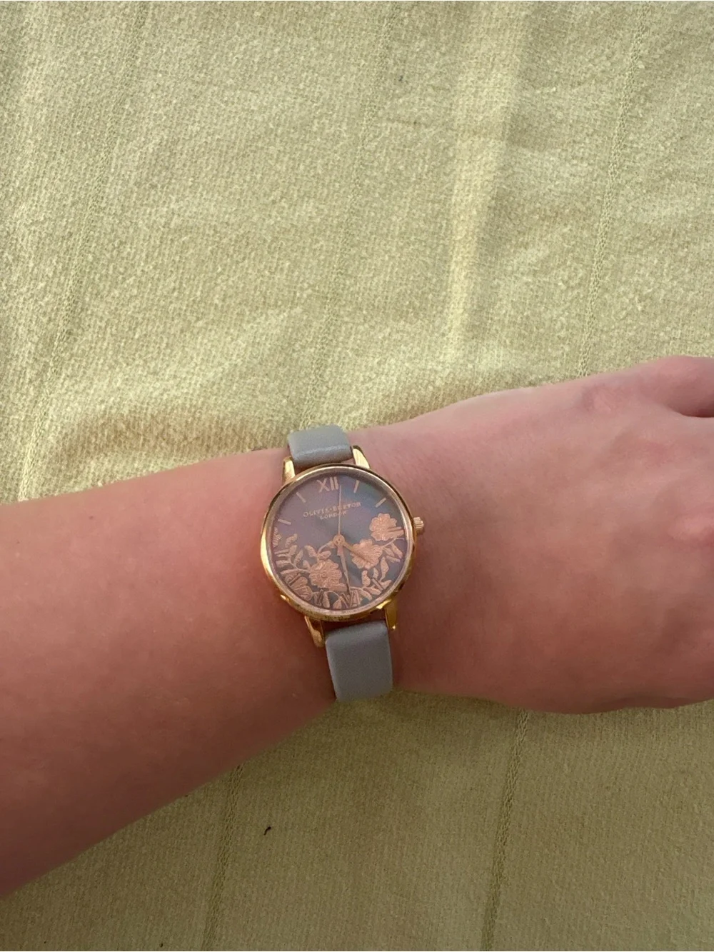 Women’s Olivia Burton rose gold floral